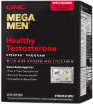 GNC Men's Mega Men Healthy Testosterone Vitapak Program -pack x 30, GNC