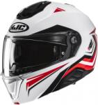 HJC Cască de motocicletă rabatabilă HJC i91 Tricus MC1 alb-negru-roșu (HJC154601)