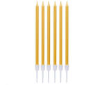  Arany Metallic Gold tortagyertya, gyertya szett 6 db-os (MLG176230) - kreativjatek