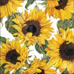 Ambiente Napraforgók papírszalvéta 33x33cm, 20db-os