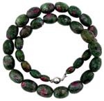  Colier Rubin in Zoisit Butoias Fatetat - 10-16 x 7-12 mm