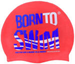 B2S BornToSwim Silicone Cap Junior Piros