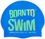 BornToSwim silicone cap junior albastru închis