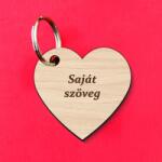 DUBLEZ Fa kulcstartó saját szöveggel