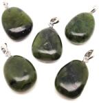 R. M. ékszer 20/25mm Jáde nefrit csepp medál (056529)