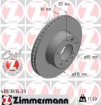 ZIMMERMANN Disc frana ZIMMERMANN 400.3614. 20 - piesa-auto