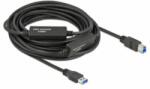 Delock Aktív USB 3.2 Gen 1 kábel A-típusú USB B-típusú USB csatlakozóvégekkel 10 m (85380) (85380)