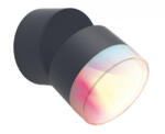 LUTEC LED Lámpatest Kültéri Fali Billenthető 9.5 W RGB CCT Dimmelhető Szürke Ip44 Lutec Connect Dropsi