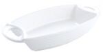 Studio Casa Platou cu Manere Studio Casa 34cm Ceramica Termorezistenta Pentru Cuptor Alb (SRM770) Tava