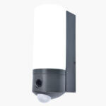 LUTEC LED Lámpatest Oldalfali Mozgásérzékelős 18.8 W CCT Dimmelhető Kamerával Kültéri Ip44 Lutec Connect Pollux