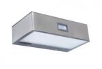 LUTEC LED Lámpatest Mozgásérzékelős Oldalfali Napelemes 2W Természetes Fehér Kültéri Ip44 Lutec Brick