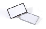  Névkitűző 40x75mm, mágnessel, 25 db/csomag, Durable Card fekete