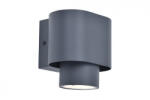LUTEC LED Lámpatest Gu10 Oldalfali Billenthető Sötét Szürke Kültéri Ip44 Lutec Cypres