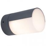 LUTEC LED Lámpatest Oldalfali 1 Irányú 8 W Meleg Fehér Szürke Kültéri Ip54 Lutec Cyra