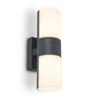 LUTEC LED Lámpatest Oldalfali 2 Irányú 15 W Meleg Fehér Szürke Kültéri Ip54 Lutec Cyra
