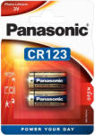 Panasonic CR123A elem (3V) (2db) (CR-123AL/2B) (CR-123AL-2B)