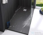 becrisa PALMA DECO 80x210 cm-es (A oldal x B oldal, lásd műszaki rajz) zuhanytálca, marquina storm PAD77L80X210 (PAD77L80X210)