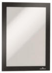 DURABLE Infokeret, A5, öntapadó háttal, mágneses előlappal, DURABLE "DURAFRAME", ezüst-fekete (DB487101)