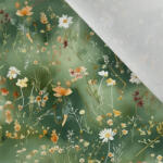 Takoy Prémium pamut NELA mini virágok sötétzöld Victoria