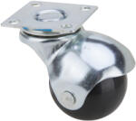 Evotools Roata Mobila Pivotanta cu Flansa si Bila (4 bucati) (679662)