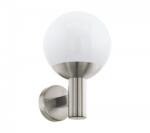 EGLO LED Lámpatest Kültéri Oldalfali E27 9 W RGB-Cct Fényforrással Nemesacél Ip44 Eglo Connect Nisia-C 97247