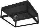  LED Lámpa Mennyezeti Lámpa Kültéri Lámpa Fekete Ip44 E27-es Foglalattal Üveg Lidio