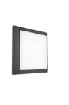 LUTEC LED Lámpatest Oldalfali Mennyezeti 20 W Természetes Fehér Szürke Kültéri Ip54 Lutec Helena