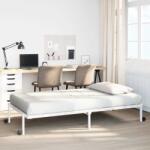 vidaXL fehér acél ágykeret matrac nélkül összecsukható 90x200 cm (4103967)