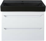  TMP SHARP 80 fali fürdőszobabútor - CeraStyle SHARP FEKETE mosdóval - 80 x 48 cm (800869VB012M42U05) - watermarkt