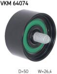 SKF Szíjtárcsa/vezetőgörgő, hosszbordás szíj SKF VKM 64074 (VKM 64074)