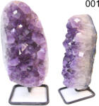  Ametist Druzy Cristal Natural Brut Brazilia cu Suport - 14-29 x 24-33 x 10-15 cm - 1 Buc