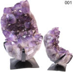  Ametist Druzy Cristal Natural Brut Brazilia cu Suport - 34-54 x 18-27 x 14-23 cm - 1 Buc