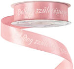 Valex Decor Boldog Születésnapot! " feliratos szatén szalag 20mm x 20m - Mályva (BD20-22)