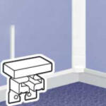 Legrand 030022 DLP mini csatorna 40x16mm, fedéllel, válaszfal nélkül (030022)