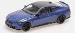 MINICHAMPS BMW M4 G82 kék metál 1/43 1of 336 (4012138768581)