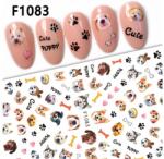  Körömmatrica - F1083 Kutya