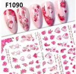  Körömmatrica - F1090 Love Valentin