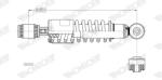 MONROE Amortizor, suspensie cabina MONROE MAGNUM Cabin CB0293 (CB0293)