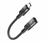 hoco. Adaptor Hoco OTG USB-C - Lightning U107 0.1m Negru (ada/ot/us/hoc/u1/01/ne)