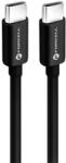 Forcell Cablu Date si Incarcare Forcell USB-C - USB-C C338 60W 0.25m Negru