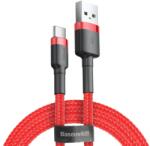 Baseus Cablu Date si Incarcare Baseus USB-A - USB-C Cafule 18W 2m Rosu