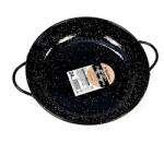 Garcima Farfurie servire din otel emailat vitrificat, 24 cm, Cazuela, Pata Negra, Garcima, GRC21824 (GRC21824)