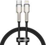 Baseus Cablu Date si Incarcare Baseus USB-C - Lightning Cafule Metal Series 20W 0.25m Negru