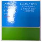 NEOMAX ЛЕНТА ЗА ЕТИКЕТНИ ПРИНТЕРИ BROTHER ТИП QL - SMALL ADRESS LABELS - 29 mm x 62 mm x 800 - DK11209 (DK-11209) - PN LB-11209 - NEOMAX (300BRADK11209N)