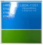 NEOMAX ЛЕНТА ЗА ЕТИКЕТНИ ПРИНТЕРИ BROTHER ТИП QL - STANDARD ADDRESS LABEL - 29 mm x 90 mm x 400 - DK11201 (DK-11201) - PN LB-11201 - NEOMAX (300BRADK11201N)