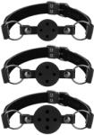 Bedroom Fantasies Set of 3 Ball Gags Black
