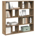 vidaXL Шкаф за книги/разделител на стаи Artisan Oak 105x24x102 cm (855831)