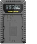 NITECORE Incarcator Dual Nitecore USB compact pentru Canon LP-E6N Incarcator baterii