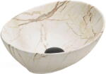 Mexen Elza, munkalap mosogató 40, 5x33x14 cm, kő-bézs utánzat, 21014095 (21014095)