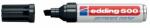 edding Marker permanent, varf tesit, 2-7 mm, corp aluminiu, negru, EDDING 500 (ED5001)